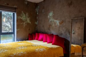 Metallic Venetian plaster oxidised South East London